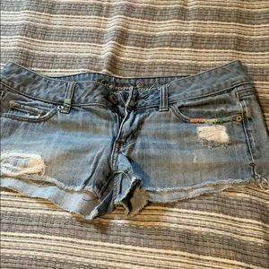 American Eagle jean short shorts